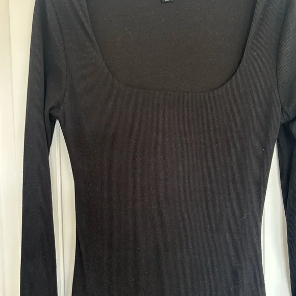 Justify Black Ribbed Maxi Dress - Picture 6 of 6